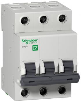 Автоматический выключатель Schneider Electric EZ9F34325- 3P, EASY 9 3П 25А С 4.5кА 400В