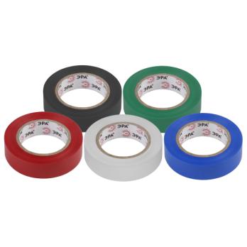 Набор изолент ЭРА SET-5 ПВХ, 5 шт, цветная, 15мм х 10м