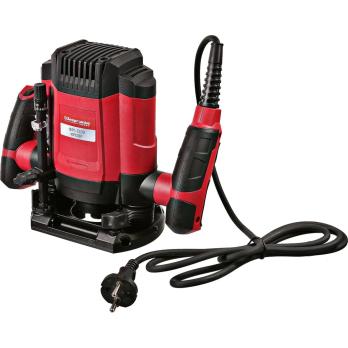 ФР1-1200 Фрезер Энергомаш ГАРАНТ, 1500Вт, цанга 6-8мм, 16000-30000об/мин, 6шт фрез, ЛИТАЯ ОПОРА (АЛЮ