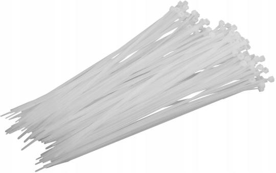 Хомуты пластиковые 4,8*400мм Natan белые