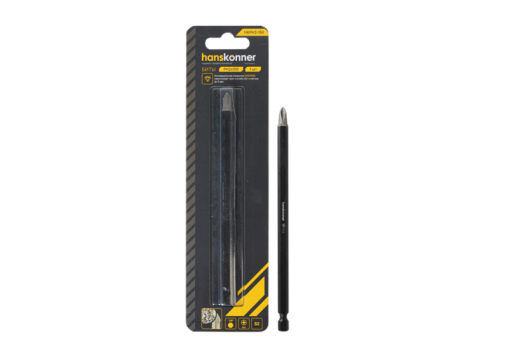 HKPH2-150 Бита PH2x150мм, сталь S2, Diamond, 1шт,Hanskonner																				