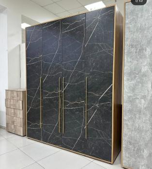 ШКАФ МАРСЕЛЬ 4-2 КАРКАС ДУБ ВОТАН ФАСАД ЛДСП ФАЙЭРСТОУН