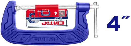 ECLPG0401 - EMTOP Струбцина, тип G, 100мм