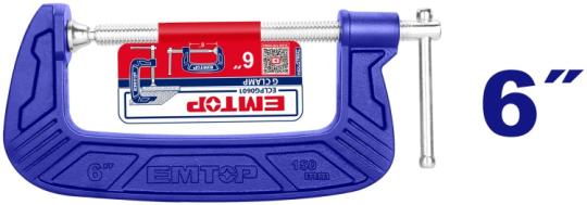 ECLPG0601 - EMTOP Струбцина, тип G, 150мм