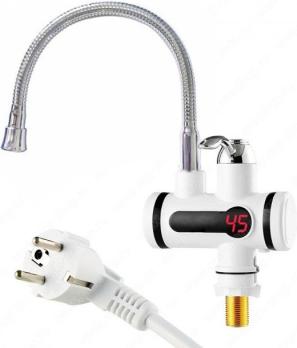 Проточный водонагреватель с гибким гусаком VEKKO HY30-15W