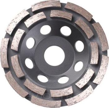 Чашка алмазная по бетону сегментная двухрядная 150x22.2 мм New Master