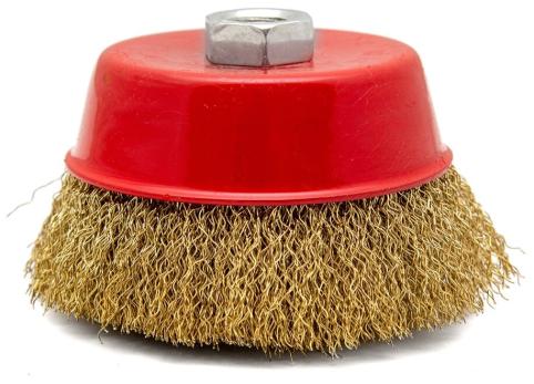 Щетка-чашка для УШМ с витой проволокой M14 125мм