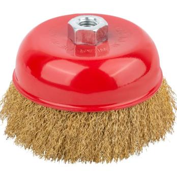 Щетка-чашка для УШМ с витой проволокой M14 150мм