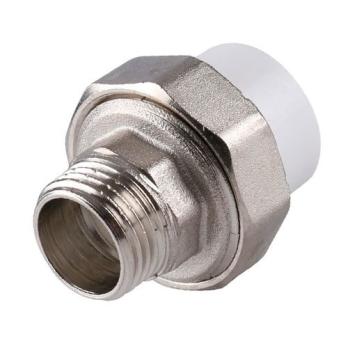 Муфта разъемная ППР с нар. рез. белый 32x3/4