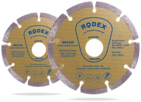 Диск алмазный сегментный RODEX 230х22.23мм RRA230