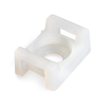 Площадка под винт Deluxe, ПМ 22х16х6мм, белая