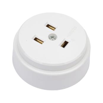 РПпл10-01-Ст Розетка разборная для плиты з/к о/у 32А белая IEK