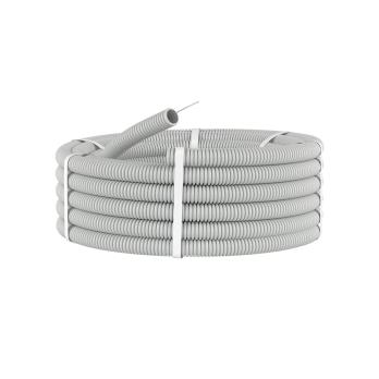 Гофра ПВХ серая ф20 ЕКТ (100м)