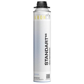 Пена монтажная профессиональная KRONbuild Standart 65 зима 850мл