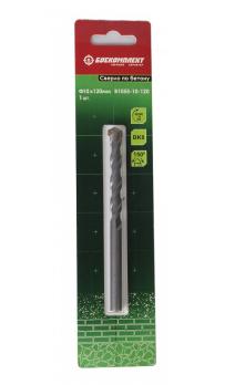 B1055-10-120 Сверло по бетону, 10x120 мм, плоский резец ВК8, цилиндр. хвостовик, БОЕКОМПЛЕКТ