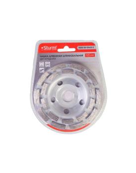 9020-05-125x22-2 Чашка алмазная шлифовальная 125x22мм, 2 ряда, 20 сегментов, Sturm!