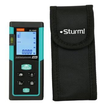 DL1040 Дальномер лазерный 0,05-40м, LCD дисплей, встроенный уровень, чехол, Sturm!