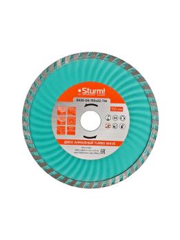9020-04-150x22-TW Алмазный диск, сухая/влажная резка Turbo Wave 150мм Sturm!