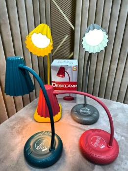 Настольный светильник Desk lamp, круг, красный