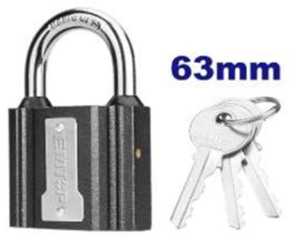 EPDKR6001 - EMTOP Замок навесной стальной 63мм