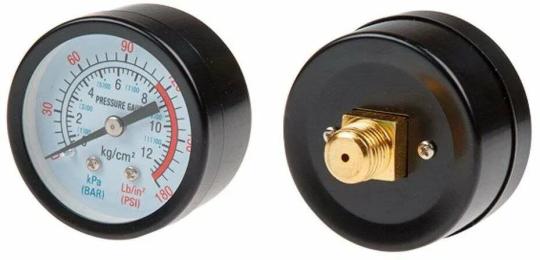 Манометр для компрессора max 12bar  (маленький)