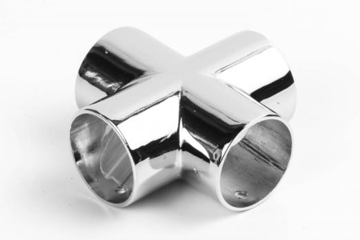 Соединитель для труб с 4-мя направлениями d-25 мм (2544)