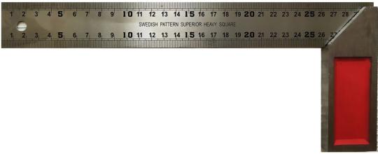 Угольник ЭКСПЕРТ 761-030 столярный, стальное полотно, 300мм 