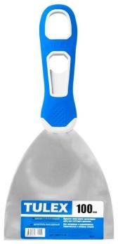 Шпатель фасадный TULEX, усиленный, нержавеющий, 2-х компонентная ручка, 100мм, 3001110