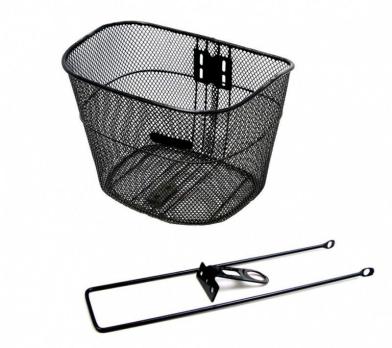 Корзина для велосипеда передняя с креплением 
