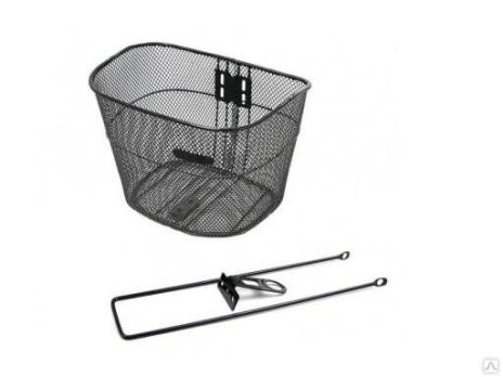 Корзина для велосипеда передняя с креплением 