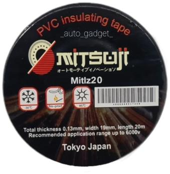 Изолента ПВХ Mitsuji 20 м х 19 мм, черная