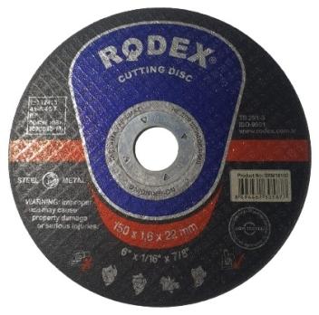 Диск отрезной по металлу Rodex 150х1.6х22мм SRM16150