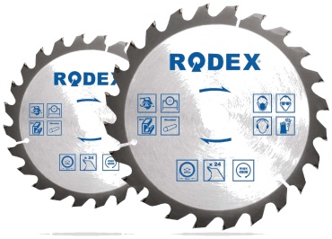 Диск по дереву с крупными зубьями 180мм*T24 22,2мм RTS24180 RODEX