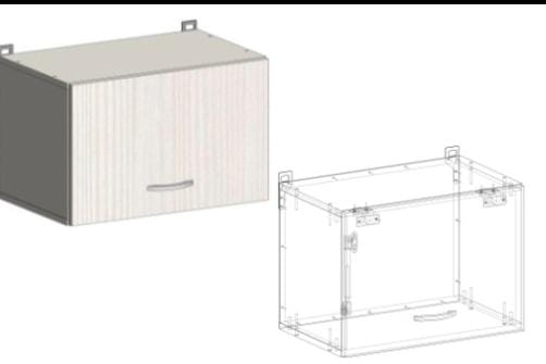 ВАНКУВЕР ВШГ50 БЕЛЫЙ ЛДСП 