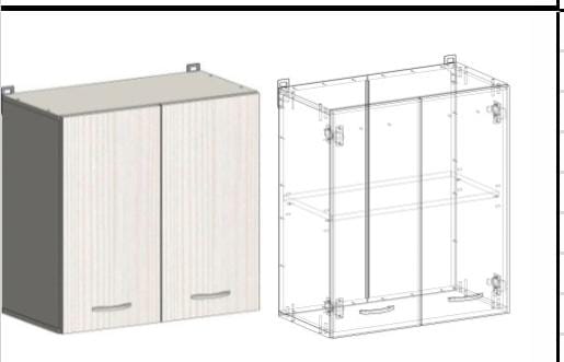 ВАНКУВЕР ВШ60 БЕЛЫЙ ЛДСП