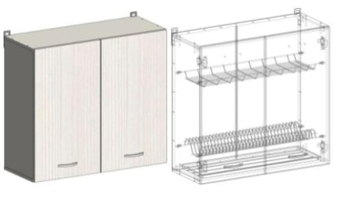 ВАНКУВЕР ВШС60 БЕЛЫЙ ЛДСП 