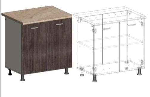 ВАНКУВЕР НШР80 БЕЛЫЙ ЛДСП