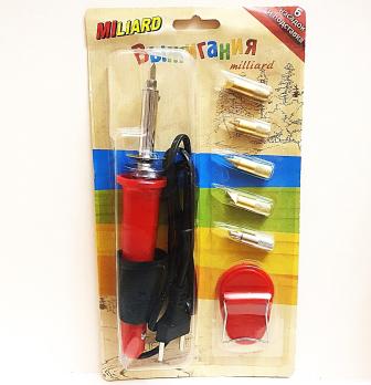 Выжигательный аппарат по дереву, набор: 6 насадок, подставка