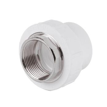 Адаптер ППР с вн.рез. под ключ  белый 40x1 1/4