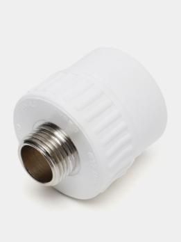 Адаптер ППР с нар.рез. белый 32x1/2