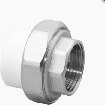 Муфта разъемная ППР с вн. рез. белый 32x1/2