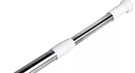 Распорка короткая для ванной хром 70-120см