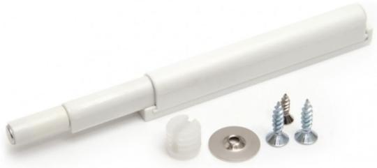 Толкатель мебельный TIP-ON/Типон (Push-to-open) накладной монтаж, белый