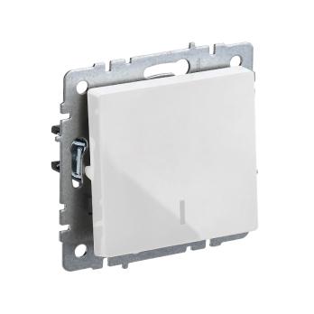 Выключатель 1-кл. с индикацией 10А б/рамки IEK 