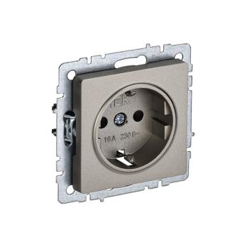 Розетка с з/к без з/ш 16А б/рамки 